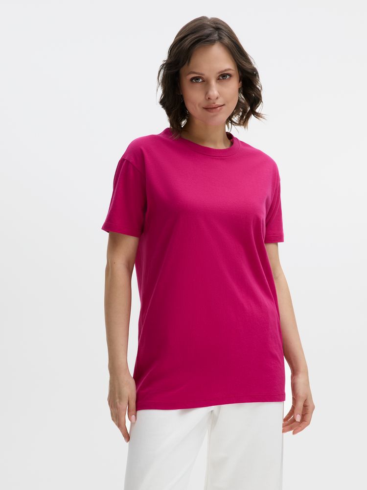 Футболка унисекс Regent 150, ярко-розовая (фуксия) / Миниатюра модельного (1000)