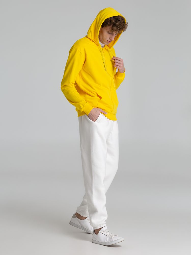 Толстовка на молнии с капюшоном Siverga 2.0, желтая / Миниатюра модельного (1000)