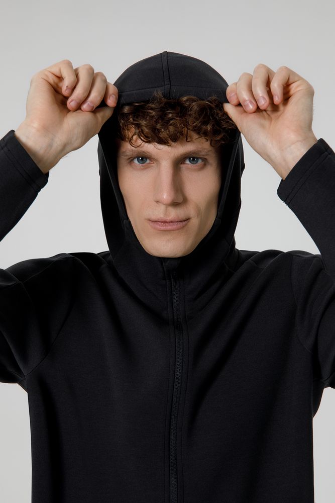 Куртка с капюшоном унисекс Begi, черная / Миниатюра модельного (1000)