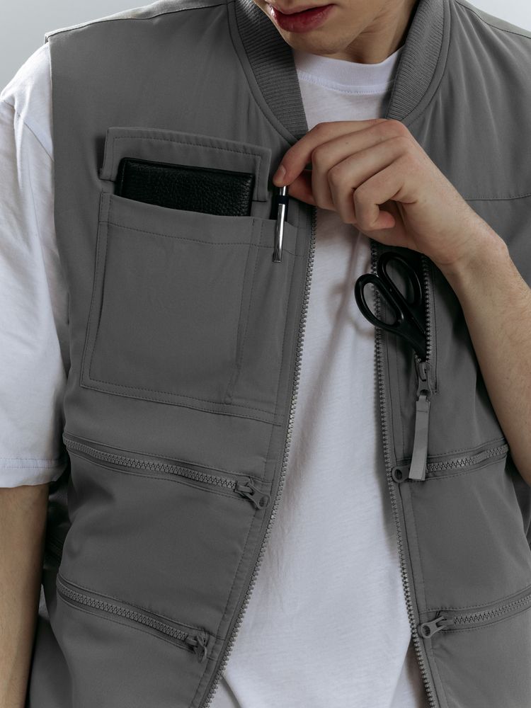 Жилет Hard Work, серый / Миниатюра модельного (1000)