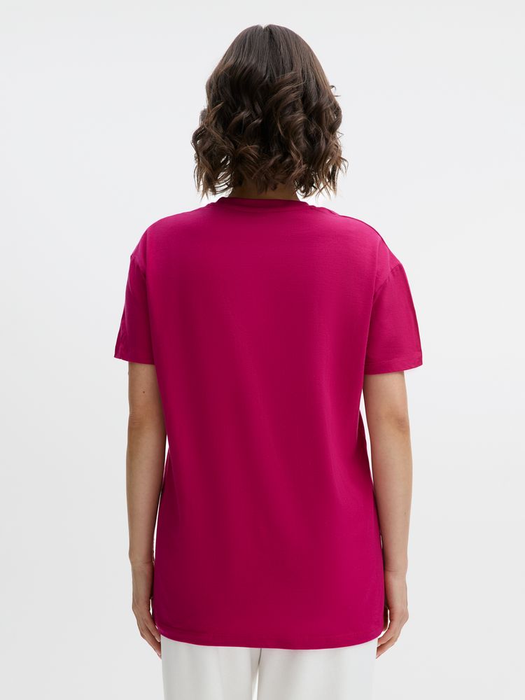 Футболка Imperial 190, ярко-розовая (фуксия) / Миниатюра модельного (1000)