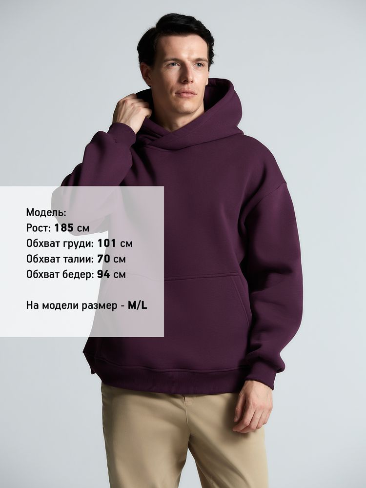 Худи Kulonga Oversize, фиолетовое / Миниатюра модельного (1000)
