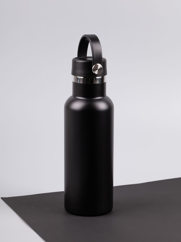 Термобутылка Bidon, черная / Миниатюра имиджевого (1000)
