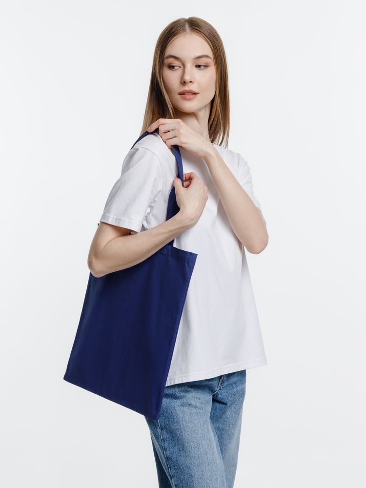 Холщовая сумка Neat 140, синяя / Миниатюра модельного (1000)