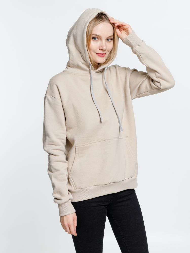 Толстовка с капюшоном Kirenga Heavy, бежевая / Миниатюра модельного (1000)