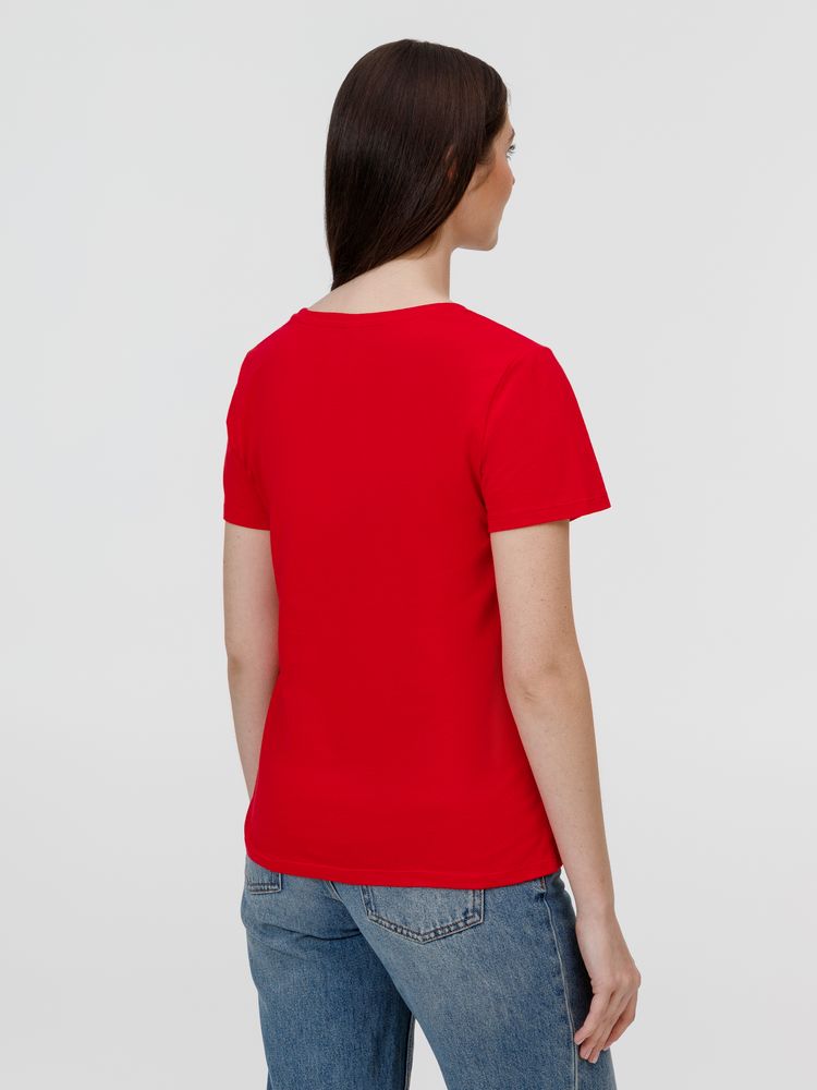 Футболка женская E150, красная / Миниатюра модельного (1000)