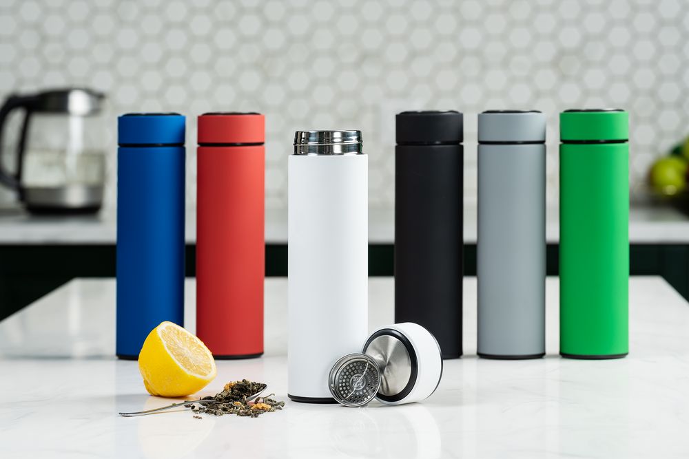 Термос с ситечком Percola, белый / Миниатюра имиджевого (1000)