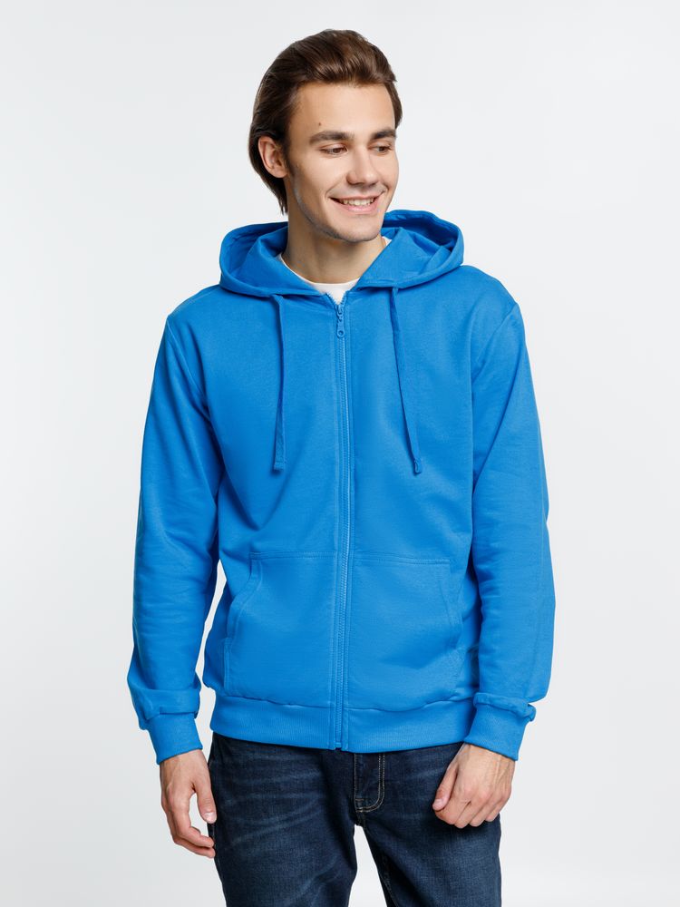 Толстовка на молнии с капюшоном Siverga 2.0, бирюзовая / Миниатюра модельного (1000)