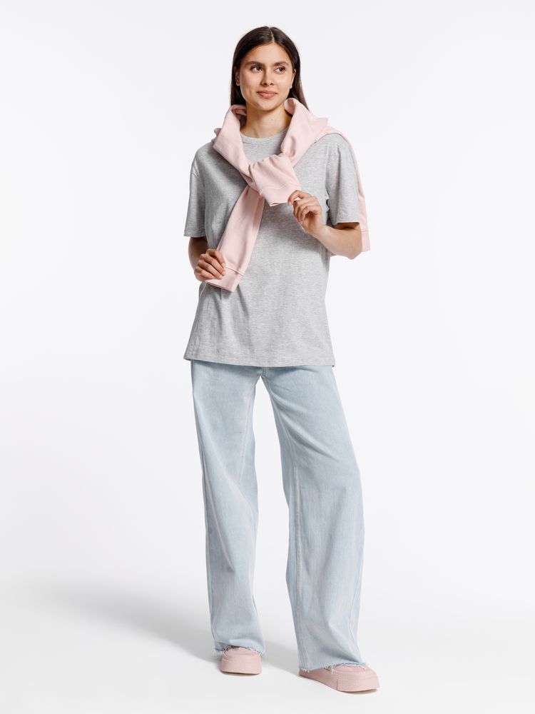 Футболка унисекс Streetwise, серый меланж / Миниатюра модельного (1000)