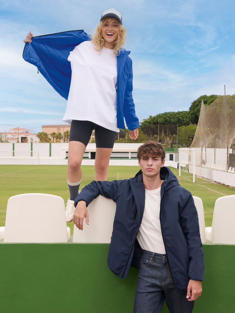 Куртка софтшелл с капюшоном мужская Falcon Men, темно-серая / Миниатюра модельного (1000)