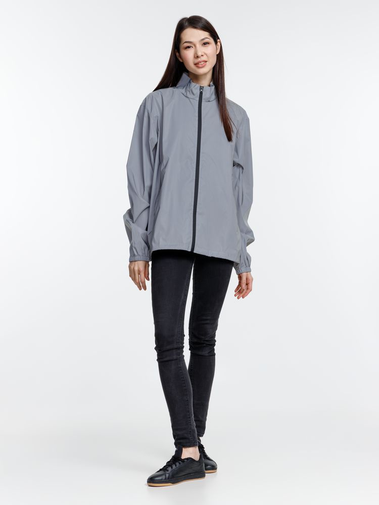 Ветровка Manifest 2.0 из светоотражающей ткани, серая / Миниатюра модельного (1000)
