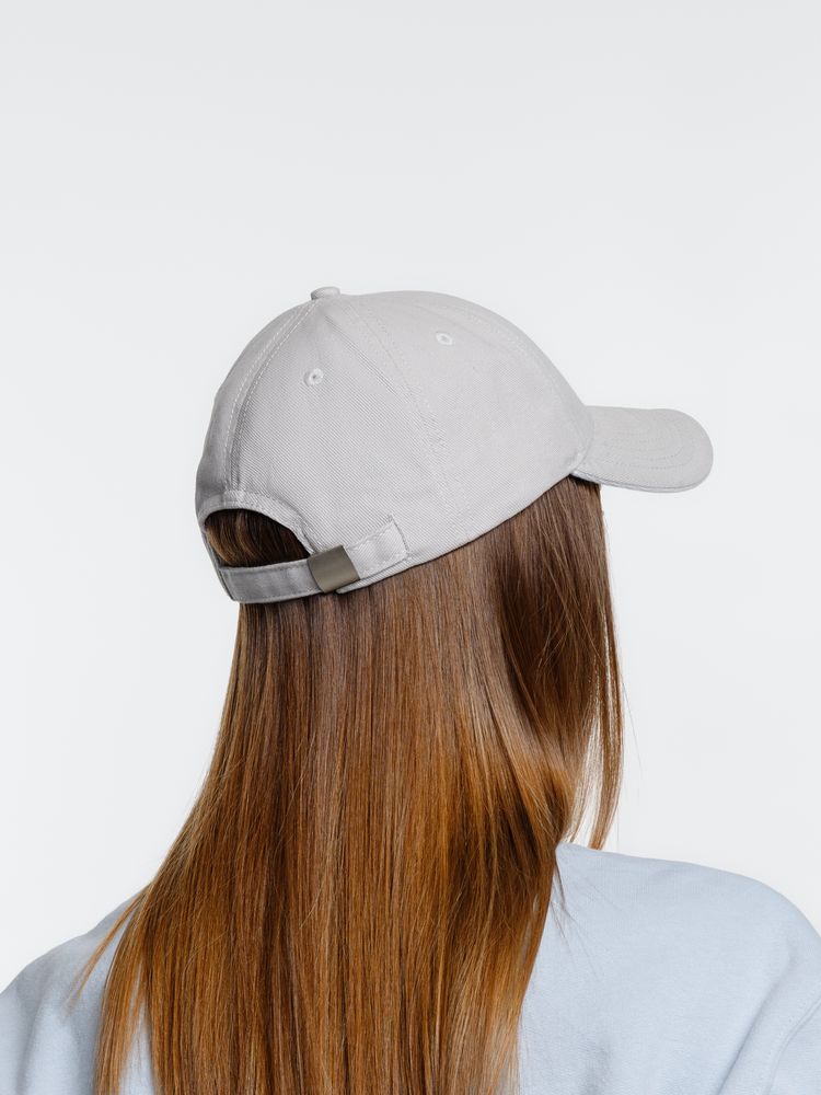 Бейсболка Spiker, серая с белым / Миниатюра модельного (1000)