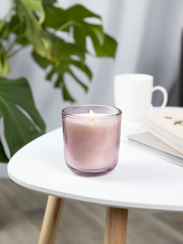 Ароматическая свеча Vitral, красный апельсин и базилик, фиолетовая / Миниатюра имиджевого (1000)