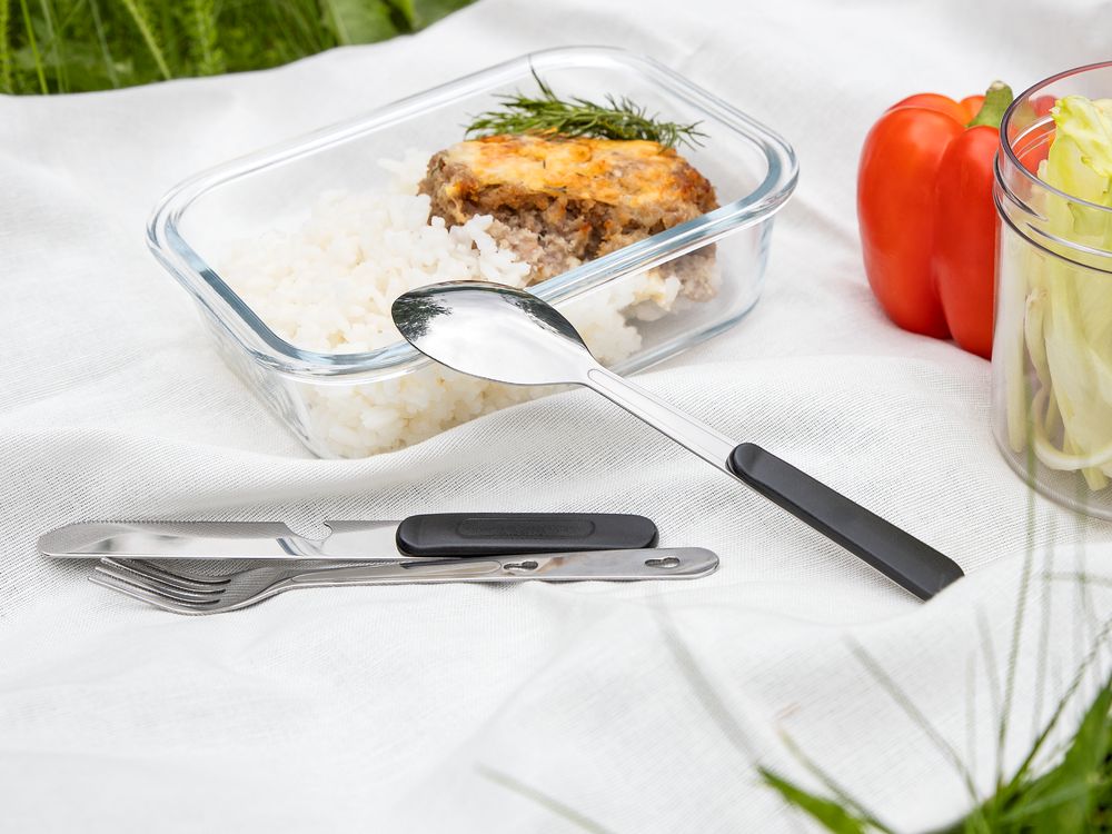 Набор походных столовых приборов Campsite, синий / Миниатюра имиджевого (1000)