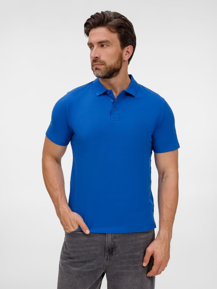 Рубашка поло унисекс Tervise, ярко-синяя / Миниатюра модельного (1000)