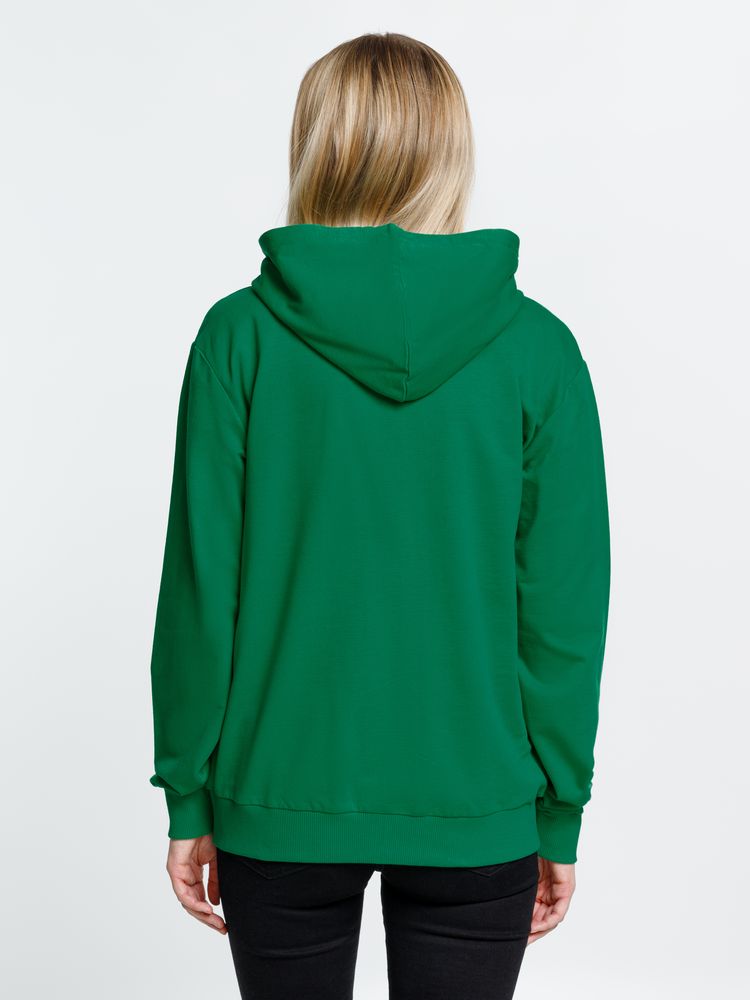 Толстовка на молнии с капюшоном Siverga 2.0, зеленая / Миниатюра модельного (1000)