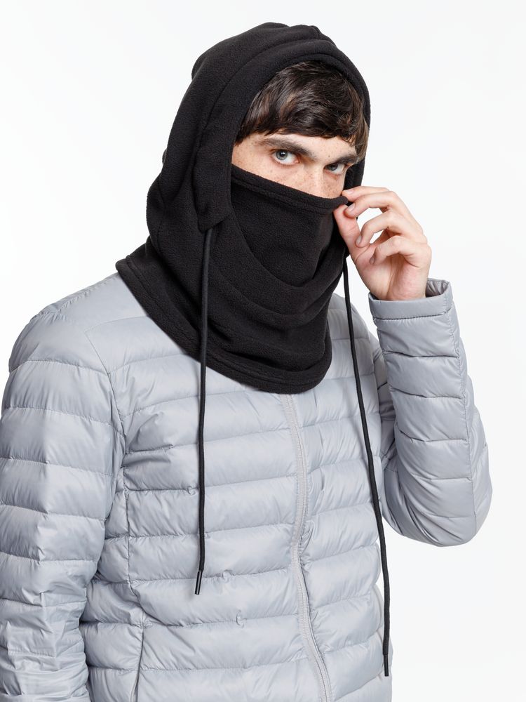 Балаклава-капюшон Nesse, черная / Миниатюра модельного (1000)