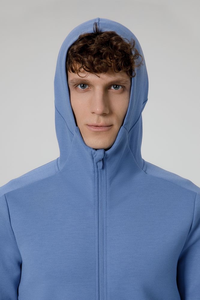 Куртка с капюшоном унисекс Begi, синяя / Миниатюра модельного (1000)