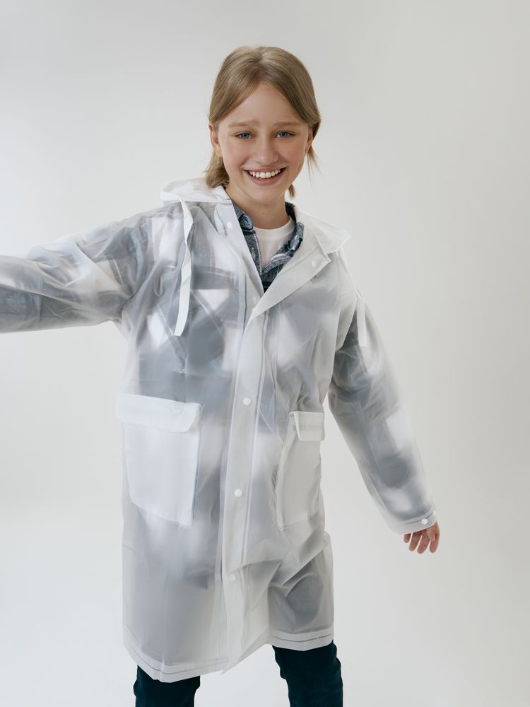 Дождевик детский RainDrop Kids, белый / Миниатюра модельного (1000)