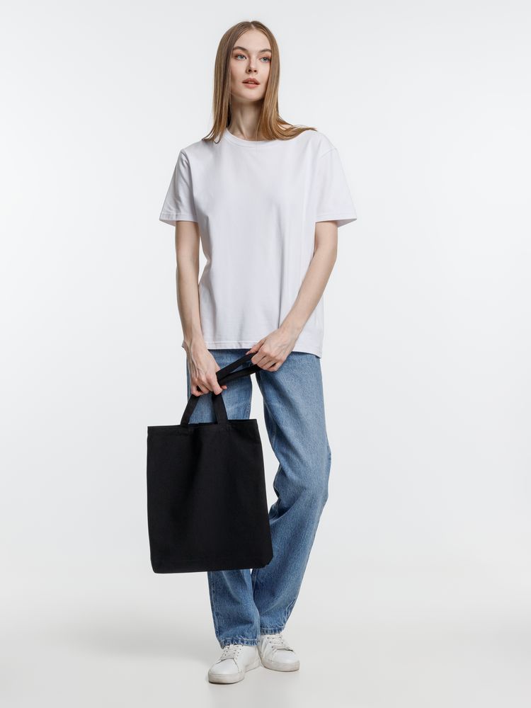 Холщовая сумка Strong 210, черная / Миниатюра модельного (1000)