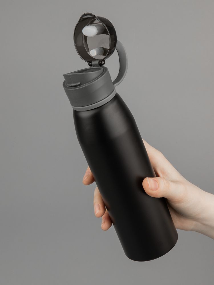 Бутылка для воды Billy Gym, матовая черная / Миниатюра имиджевого (1000)