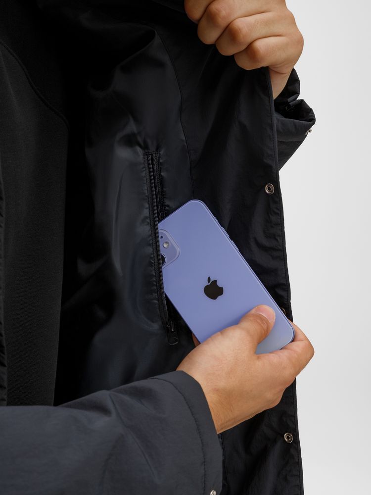 Куртка унисекс Veter, черная / Миниатюра модельного (1000)