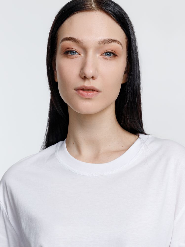 Футболка унисекс с длинным рукавом Pioneer LSL, белая / Миниатюра модельного (1000)