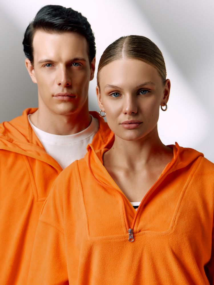 Анорак флисовый унисекс Fliska, оранжевый / Миниатюра имиджевого (1000)