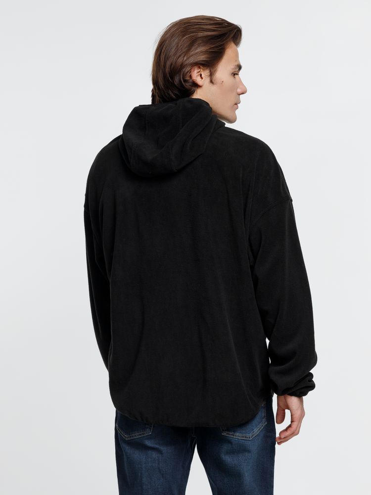 Анорак флисовый унисекс Fliska, черный / Миниатюра модельного (1000)