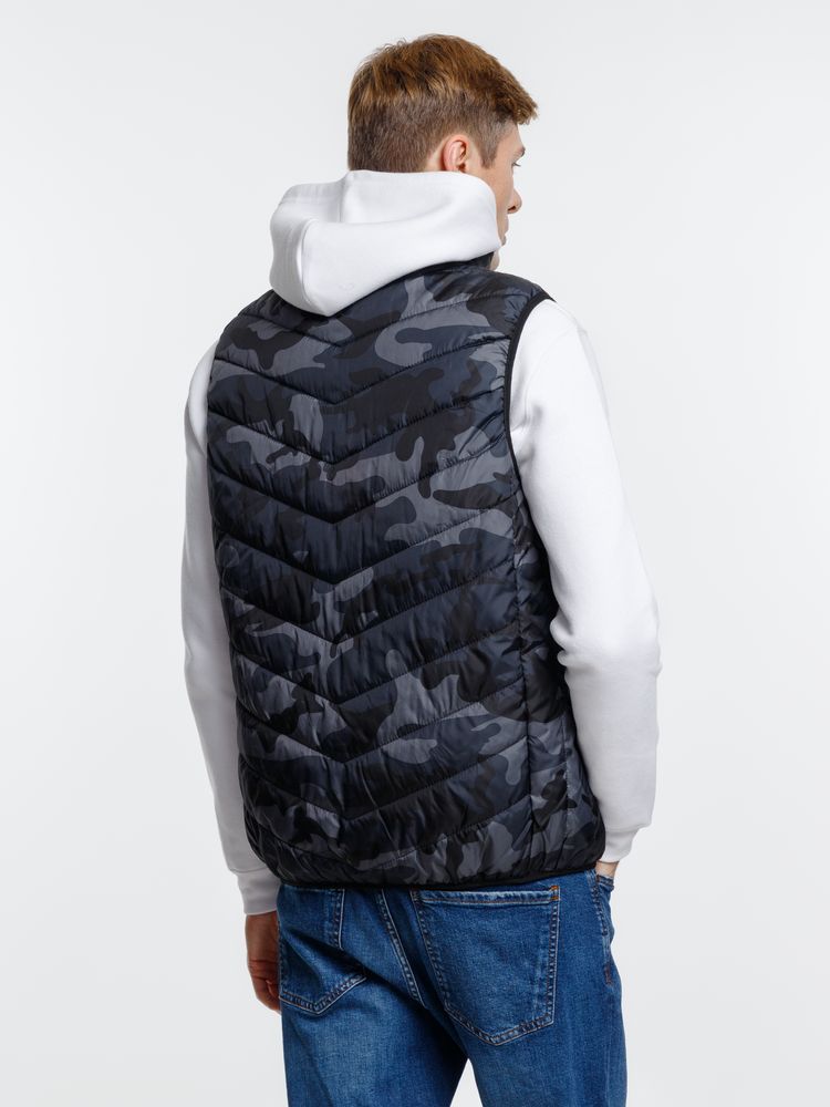 Жилет с подогревом Thermalli Valmorel, серый камуфляж / Миниатюра модельного (1000)