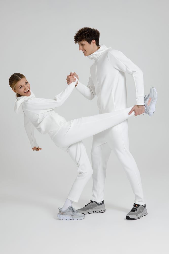 Куртка с капюшоном унисекс Begi, молочно-белая / Миниатюра имиджевого (1000)