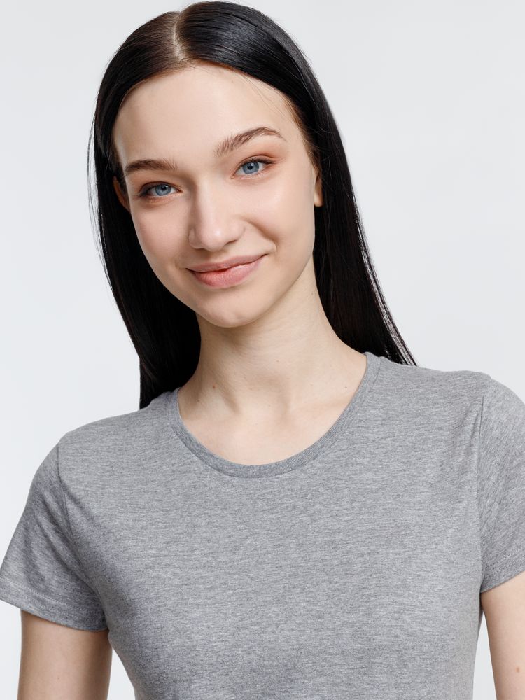 Футболка женская Pioneer Women, серый меланж / Миниатюра модельного (1000)
