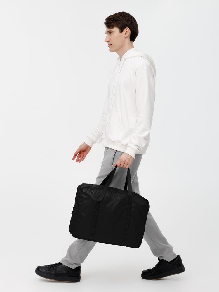 Спортивная сумка Ligero, черная / Миниатюра модельного (1000)