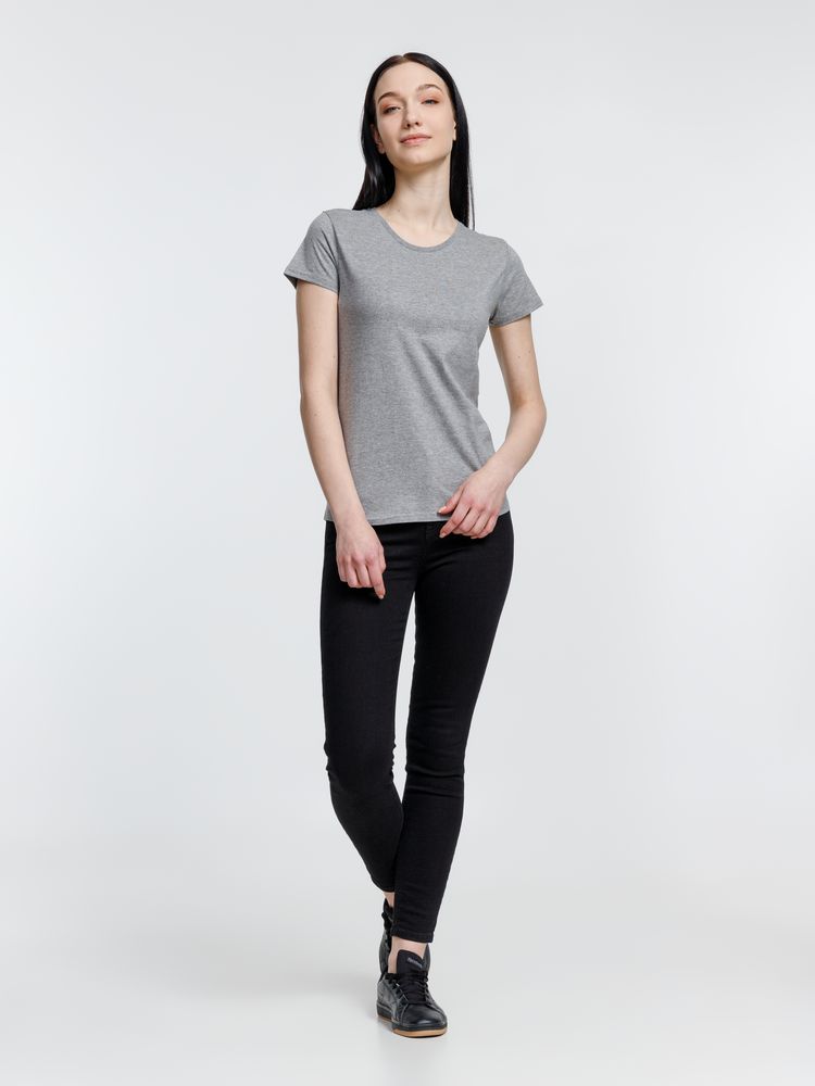 Футболка женская Pioneer Women, серый меланж / Миниатюра модельного (1000)