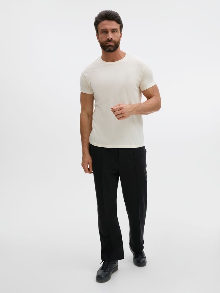 Футболка унисекс Regent 150, светло-бежевая / Миниатюра модельного (1000)