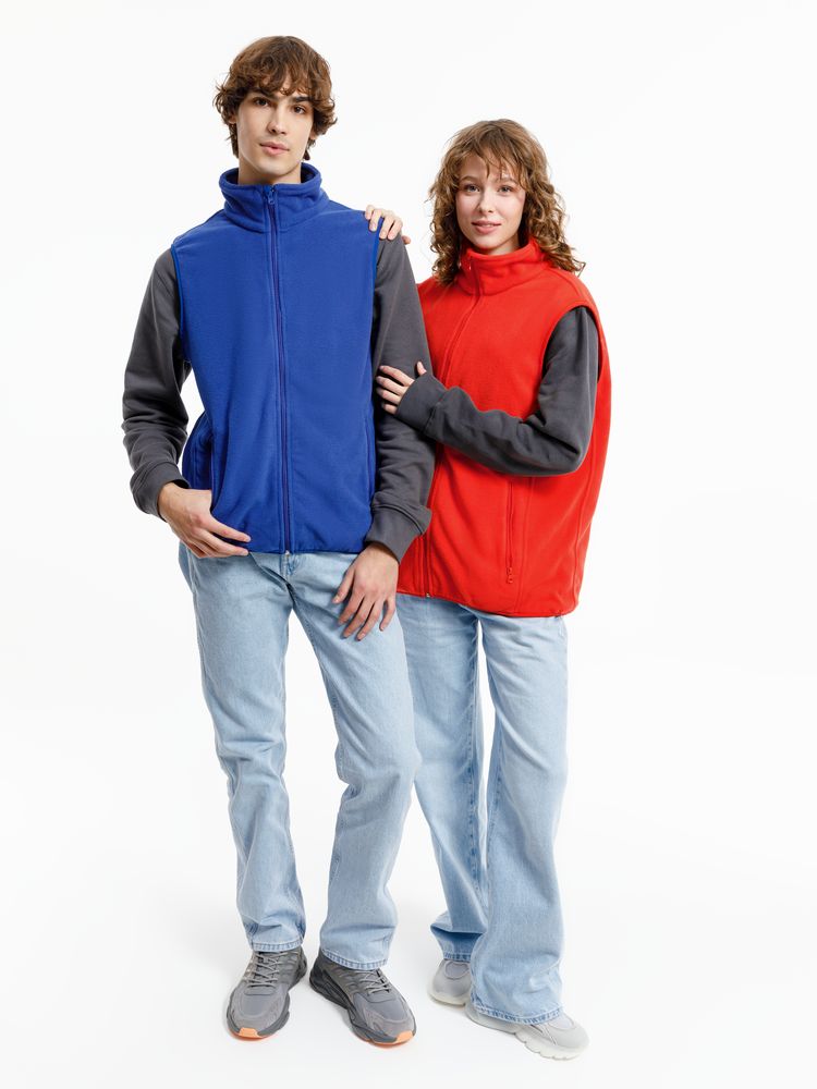 Жилет флисовый унисекс Nesse, синий / Миниатюра модельного (1000)