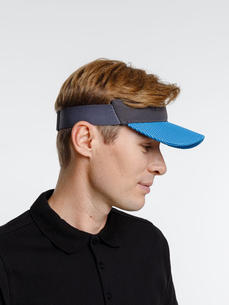 Козырек Grand Slam, темно-серый с синим / Миниатюра модельного (1000)