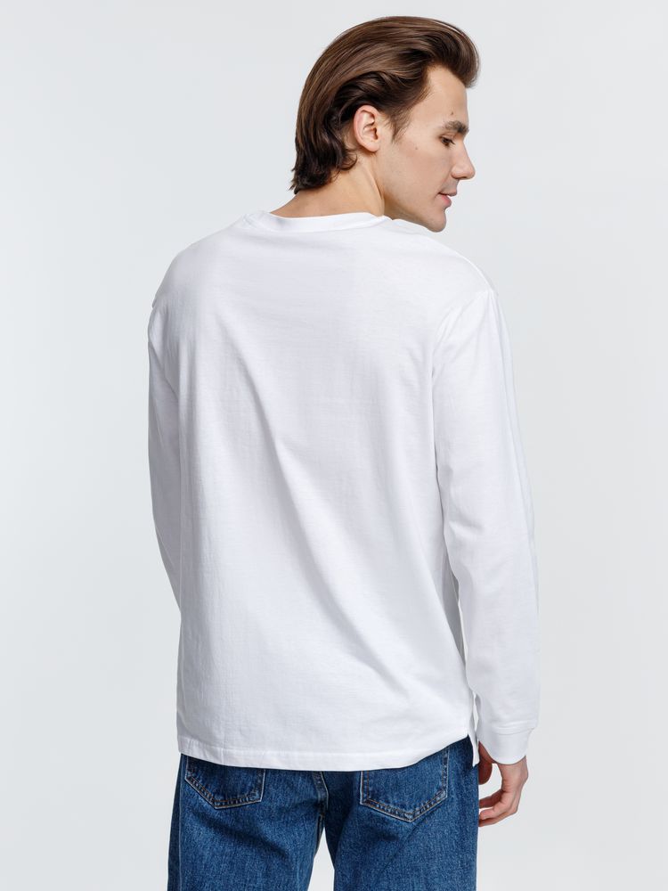 Футболка унисекс с длинным рукавом Pioneer LSL, белая / Миниатюра модельного (1000)