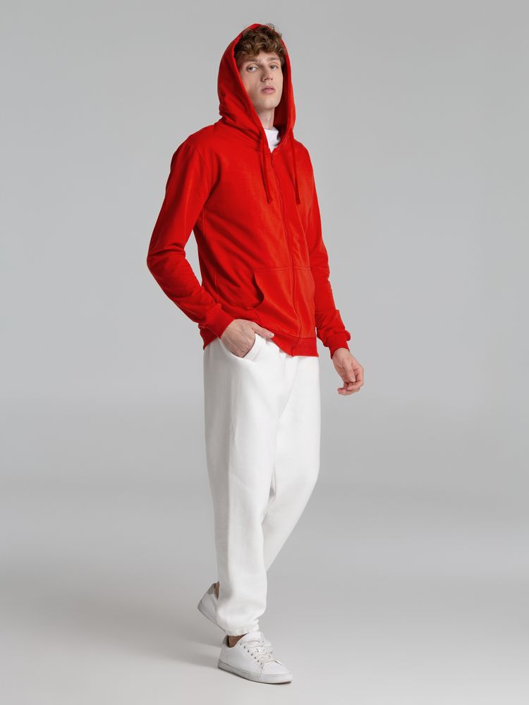 Толстовка на молнии с капюшоном Siverga 2.0, красная / Миниатюра модельного (1000)