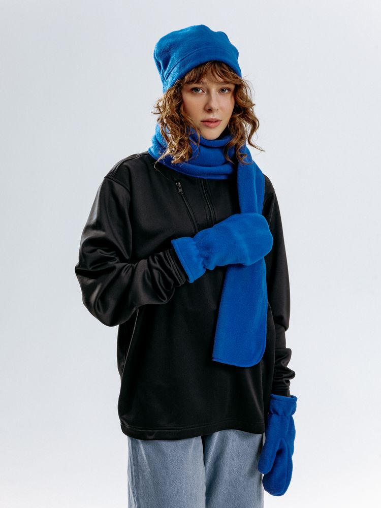 Шарф Fleecy, ярко-синий / Миниатюра модельного (1000)