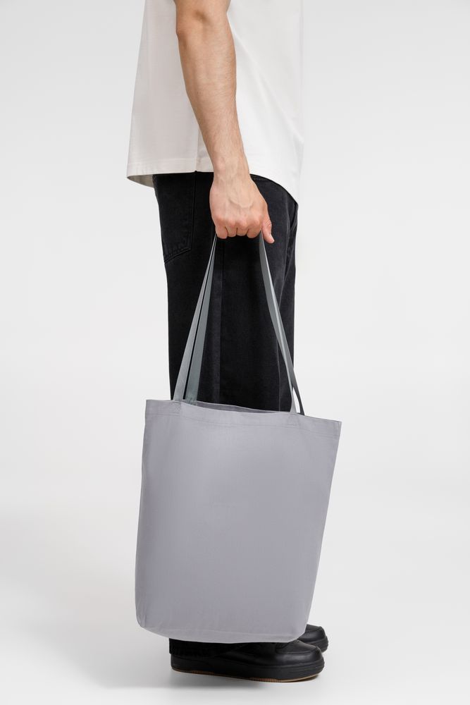 Шопер B5, серый с серыми ручками / Миниатюра модельного (1000)