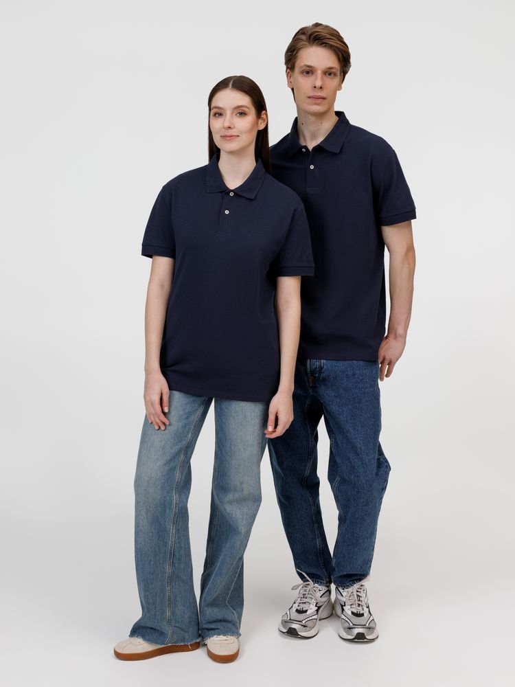 Рубашка поло унисекс Pacific, кобальт (темно-синяя) / Миниатюра модельного (1000)