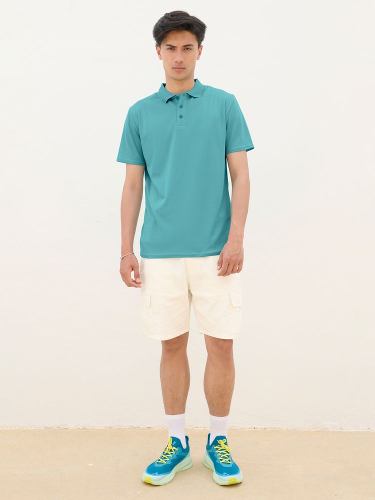 Рубашка поло унисекс Pitcher, красная / Миниатюра модельного (1000)