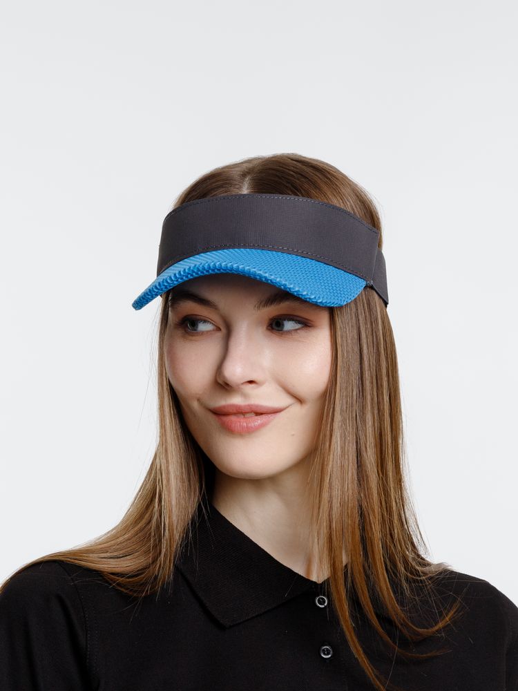 Козырек Grand Slam, темно-серый с синим / Миниатюра модельного (1000)