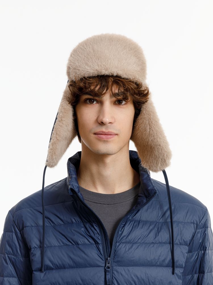 Шапка-ушанка Wasa, темно-синяя / Миниатюра модельного (1000)