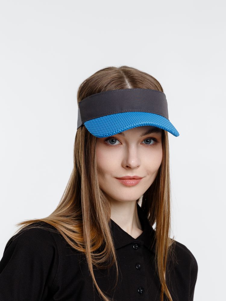 Козырек Grand Slam, темно-серый с синим / Миниатюра модельного (1000)