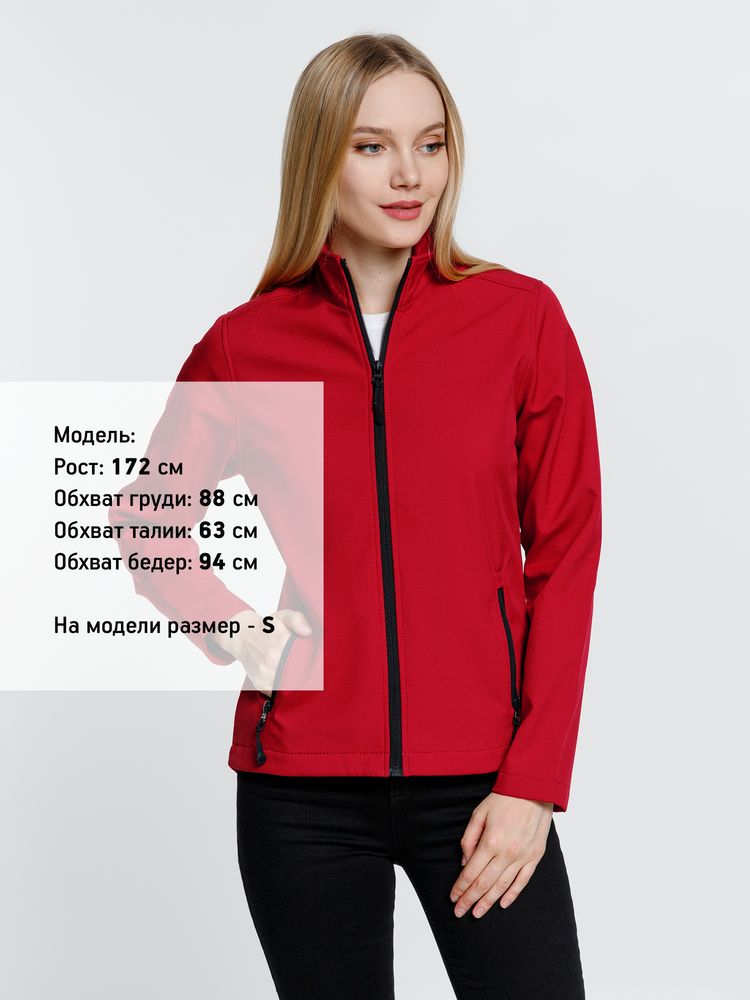 Куртка софтшелл женская Race Women красная / Миниатюра модельного (1000)