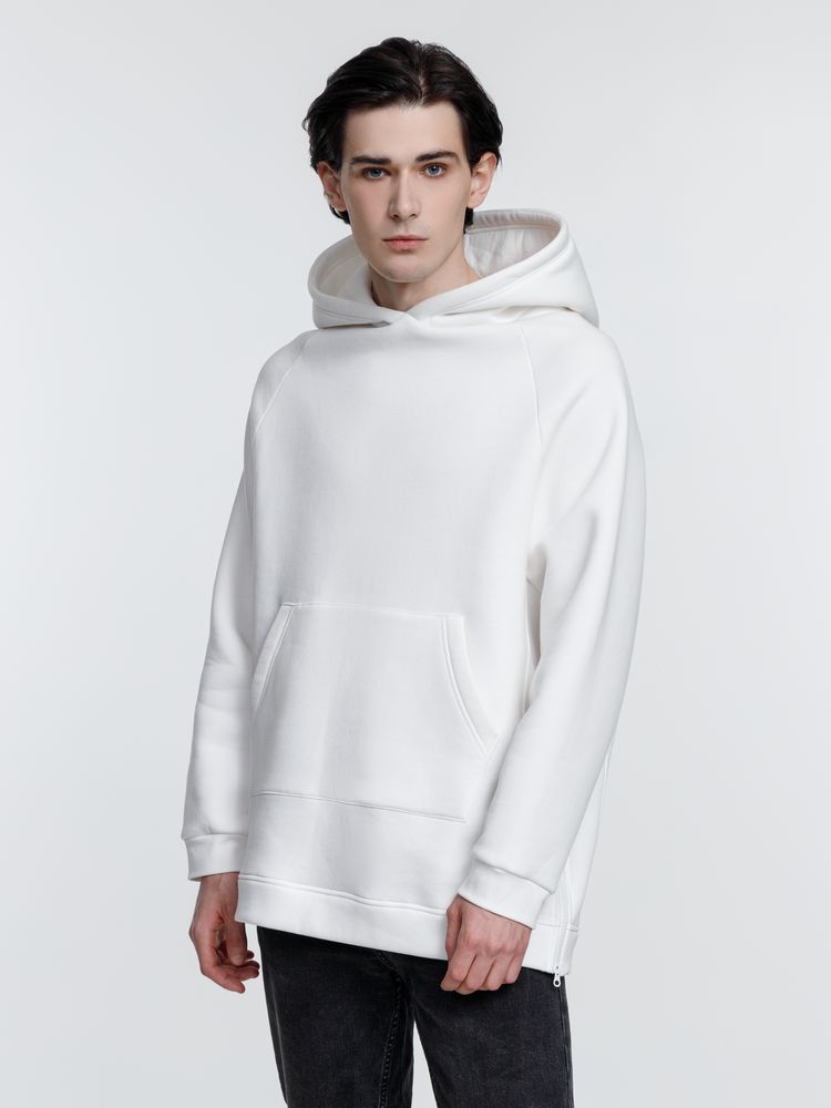 Худи унисекс оверсайз Easy Street, молочно-белое / Миниатюра модельного (1000)