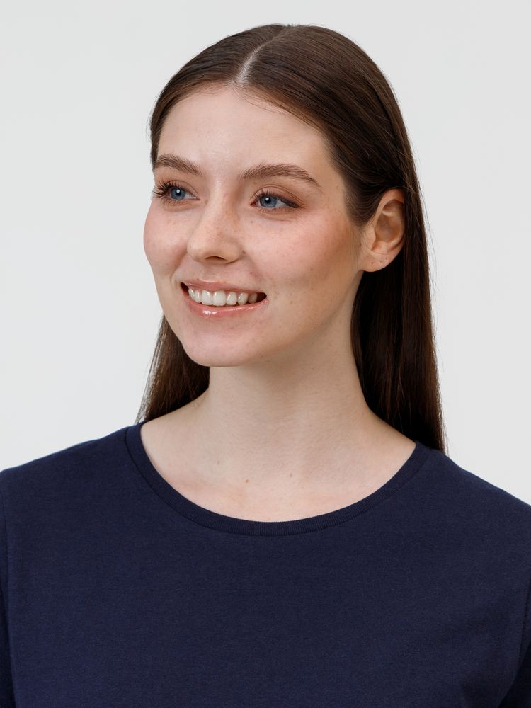 Футболка женская E150, темно-синяя / Миниатюра модельного (1000)