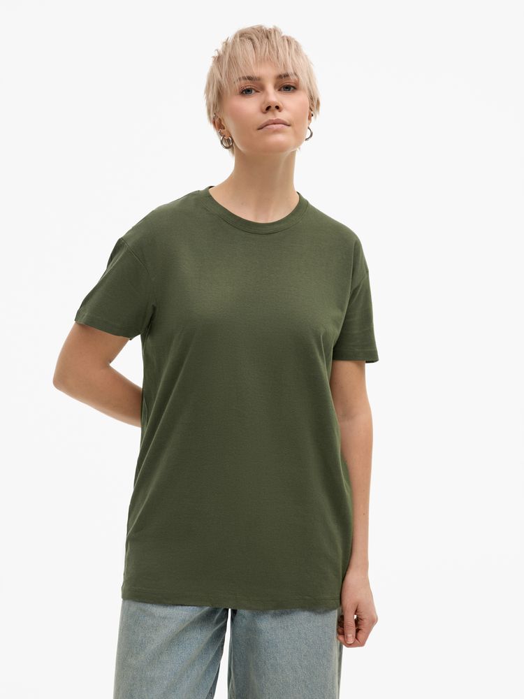 Футболка унисекс Regent 150, темный хаки / Миниатюра модельного (1000)